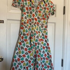 Colorful paint pallette Button-Up Dress Bernie Dexter brand